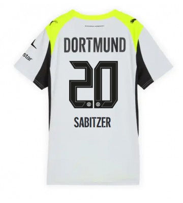 Borussia Dortmund Marcel Sabitzer #20 Bortatröja Dam 2025-26 Kortärmad